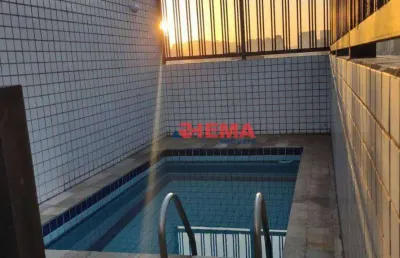 Cobertura com 4 dormitórios à venda, 240 m² por r$ 2.000.000,00 - boqueirão - santos/sp