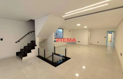Sobrado com 3 dormitórios à venda, 250 m² por r$ 2.180.000,00 - embaré - santos/sp