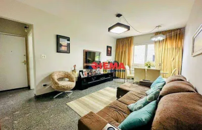 Apartamento com 2 dormitórios à venda, 103 m² por r$ 590.000,00 - aparecida - santos/sp