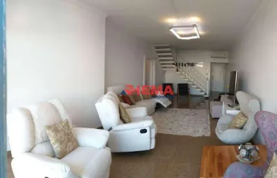 Cobertura com 3 dormitórios à venda, 311 m² por r$ 2.200.000,00 - aparecida - santos/sp