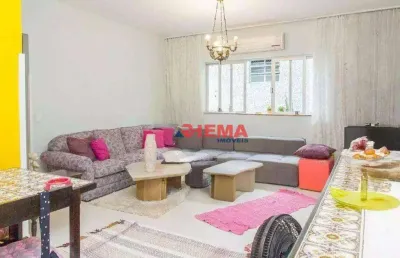Apartamento com 2 dormitórios à venda, 151 m² por r$ 850.000,00 - boqueirão - santos/sp