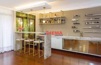 Apartamento com 3 dormitórios à venda, 270 m² por r$ 2.750.000,00 - boqueirão - santos/sp