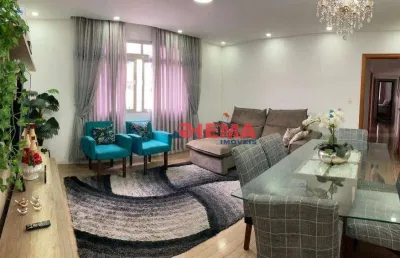 Apartamento com 3 dormitórios à venda, 95 m² por r$ 693.000,00 - embaré - santos/sp