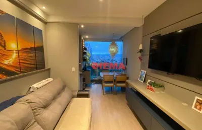 Apartamento com 2 dormitórios à venda, 80 m² por r$ 1.350.000,00 - ponta da praia - santos/sp