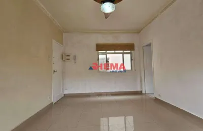 Apartamento com 2 dormitórios à venda, 70 m² por r$ 375.000,00 - gonzaga - santos/sp