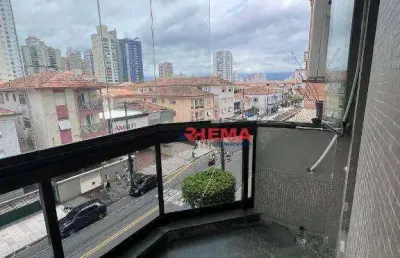 Apartamento para alugar, 160 m² por r$ 7.400,01/mês - embaré - santos/sp
