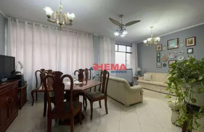 Apartamento para alugar, 110 m² por r$ 8.300,02/mês - josé menino - santos/sp