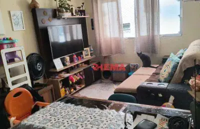 Apartamento com 1 dormitório à venda, 59 m² por r$ 255.000,00 - centro - são vicente/sp
