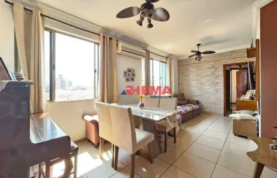 Apartamento com 2 dormitórios à venda, 86 m² por r$ 525.000,00 - aparecida - santos/sp