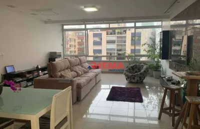 Apartamento com 3 dormitórios à venda, 137 m² por r$ 830.000,00 - gonzaga - santos/sp