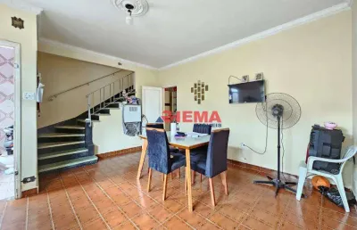 Sobrado com 2 dormitórios à venda, 84 m² por r$ 430.000,00 - vila matias - santos/sp