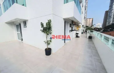 Apartamento com 2 dormitórios para alugar, 54 m² por r$ 4.990,02/mês - embaré - santos/sp