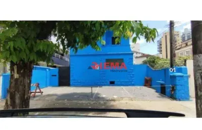 Sobrado com 4 dormitórios para alugar, 540 m² por r$ 40.000,02/mês - gonzaga - santos/sp