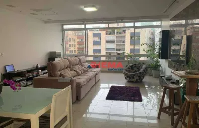 Apartamento para alugar, 137 m² por r$ 7.900,02/mês - gonzaga - santos/sp