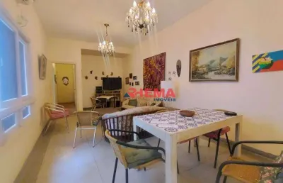 Apartamento com 3 dormitórios para alugar, 170 m² por r$ 4.700,01/mês - gonzaga - santos/sp