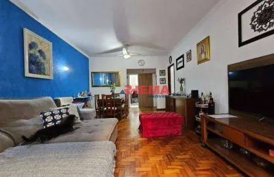 Apartamento com 3 dormitórios à venda, 120 m² por r$ 645.000,00 - ponta da praia - santos/sp