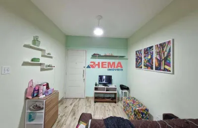 Apartamento com 1 dormitório à venda, 30 m² por r$ 200.000,00 - centro - são vicente/sp