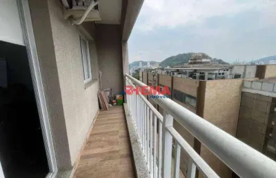 Conjunto à venda, 42 m² por r$ 250.000,00 - vila matias - santos/sp