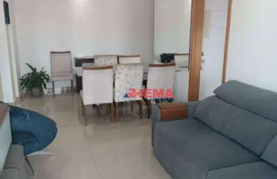 Apartamento com 2 dormitórios à venda, 81 m² por r$ 820.000,00 - campo grande - santos/sp