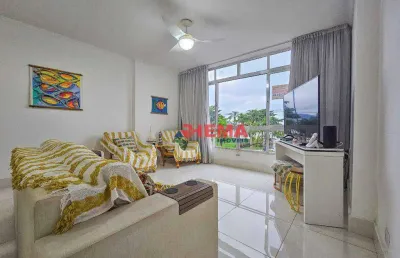 Apartamento com 3 dormitórios à venda, 132 m² por r$ 1.200.000,00 - embaré - santos/sp