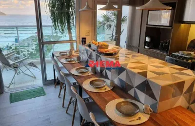 Apartamento duplex com 2 dormitórios à venda, 87 m² por r$ 1.170.000,00 - josé menino - santos/sp