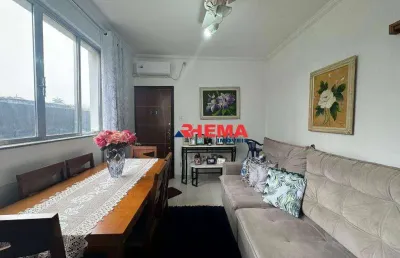 Apartamento com 2 dormitórios à venda, 73 m² por r$ 285.000,00 - vila belmiro - santos/sp