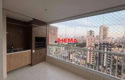 Apartamento para alugar, 111 m² por r$ 6.500,01/mês - encruzilhada - santos/sp