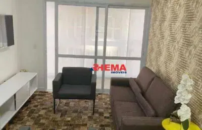 Apartamento com 2 dormitórios para alugar, 85 m² por r$ 6.200,01/mês - gonzaga - santos/sp