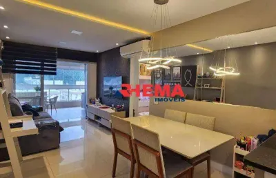 Apartamento com 2 dormitórios à venda, 84 m² por r$ 999.000,00 - vila belmiro - santos/sp