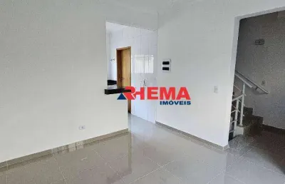 Sobrado com 2 dormitórios à venda, 103 m² por r$ 721.000,00 - marapé - santos/sp