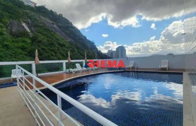 Apartamento com 2 dormitórios à venda, 68 m² por r$ 687.000 - marapé - santos/sp