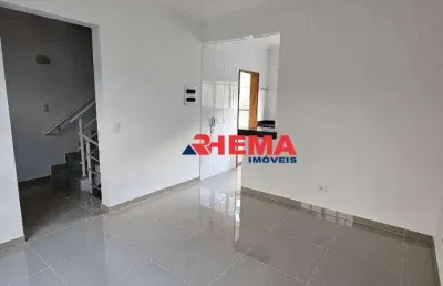 Sobrado com 2 dormitórios à venda, 103 m² por r$ 721.000,00 - marapé - santos/sp