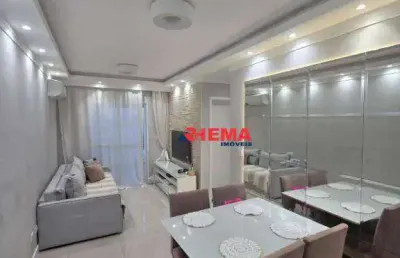 Apartamento com 2 dormitórios à venda, 60 m² por r$ 560.000,00 - vila matias - santos/sp