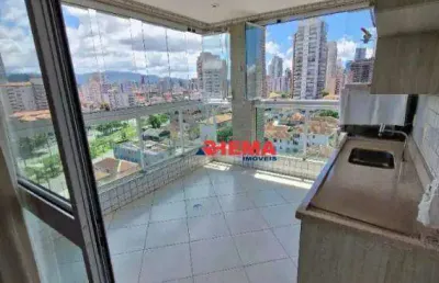 Apartamento com 3 dormitórios à venda, 123 m² por r$ 1.120.000,00 - pompéia - santos/sp