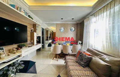 Apartamento com 2 dormitórios à venda, 67 m² por r$ 460.000,00 - gonzaga - santos/sp