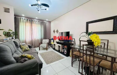 Sobrado com 3 dormitórios à venda, 118 m² por r$ 720.000,00 - marapé - santos/sp