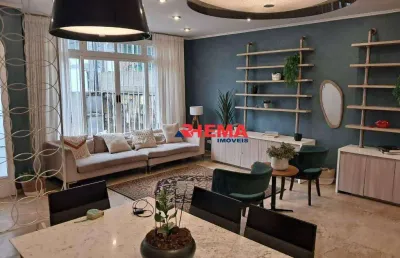 Sobrado com 4 dormitórios para alugar, 200 m² por r$ 15.670,01/mês - gonzaga - santos/sp