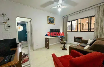 Apartamento com 1 dormitório à venda, 51 m² por r$ 450.000,00 - ponta da praia - santos/sp