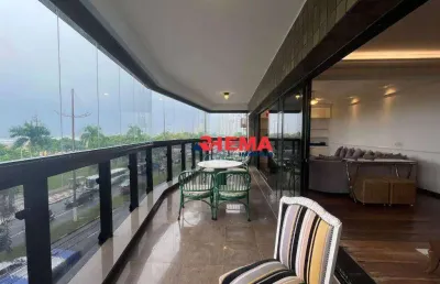 Apartamento com 3 dormitórios à venda, 252 m² por r$ 3.000.000,00 - pompéia - santos/sp