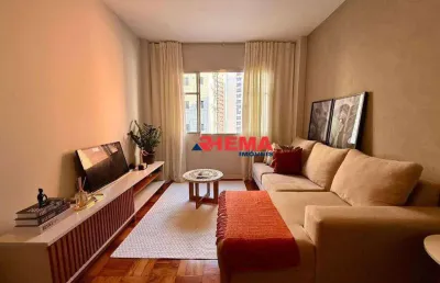Apartamento com 1 dormitório à venda, 63 m² por r$ 320.000,00 - josé menino - santos/sp