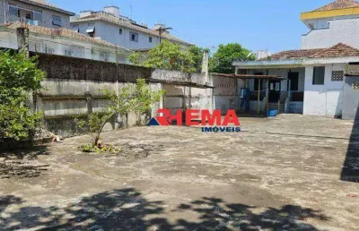 Terreno à venda, 369 m² por r$ 2.120.000,00 - aparecida - santos/sp