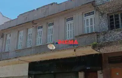 Loja para alugar, 617 m² por r$ 17.331,74/mês - centro - santos/sp