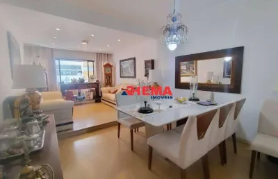Cobertura com 4 dormitórios à venda, 200 m² por r$ 1.600.000,00 - embaré - santos/sp