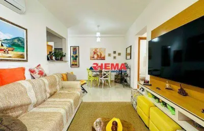 Apartamento com 2 dormitórios à venda, 72 m² por r$ 970.000,00 - embaré - santos/sp