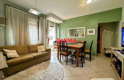 Apartamento com 1 dormitório para alugar, 47 m² por r$ 3.200,02/mês - aparecida - santos/sp