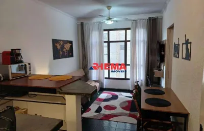 Flat com 1 dormitório à venda, 40 m² por r$ 185.000,00 - itararé - são vicente/sp