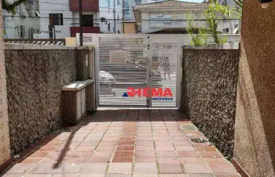 Sobrado para alugar, 165 m² por r$ 4.500,01/mês - embaré - santos/sp