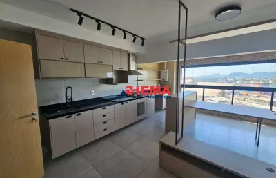 Apartamento com 2 dormitórios para alugar, 65 m² por r$ 6.028,00/mês - ponta da praia - santos/sp