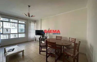 Apartamento com 3 dormitórios para alugar, 120 m² por r$ 5.300,02/mês - ponta da praia - santos/sp
