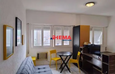 Sala-living para alugar, 30 m² por r$ 2.500/mês - aparecida - santos/sp
